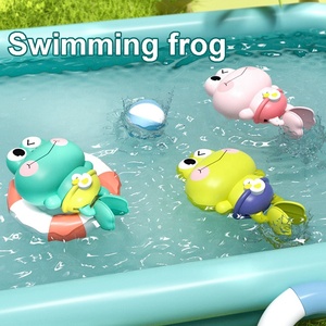 Jouet grenouille nageuse à remonter mignon pour le bain <span class=keywords><strong>de</strong></span> bébé, jouet flottant pour la baignoire et la <span class=keywords><strong>douche</strong></span> des tout-petits - Product Image 2