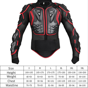 मोटरसाइकिल कवच मोटोक्रॉस सुरक्षात्मक गियर जैकेट कपड़े साइकिल क्रॉस-कंट्री स्कीइंग छाती रक्षक उपकरण - Product Image 5