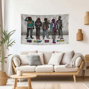 Banderas Personalizadas de Fábrica al por Mayor, 3x5 pies, 90x150 cm, Tela Premium, Colores Vivos, Buena Calidad, Banderas para Fans de Cantantes - Product Image 1