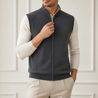 Herren-Strickpullover aus 30% Wollmischung, Maschinenwaschbar, Antistatisch, Zweifarbig mit Tuckstich, Rundhalsausschnitt, Warm, Direkt vom Hersteller, Individuell Anpassbar