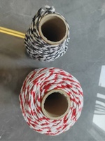 Hilo de Algodón Mezclado Dref, Hilo Melange, Patrón Crudo, Esponjoso, 0.5s, 2 Capas, Retorcido, para Coser, Personalizado
