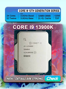 Para Intel Core <span class=keywords><strong>i9</strong></span> <span class=keywords><strong>13900K</strong></span> 3,0 GHz 24-Core 32-Thread CPU Procesador 10NM L3 = 36M 125W LGA 1700 Bandeja Nueva pero sin enfriador - Product Image 4