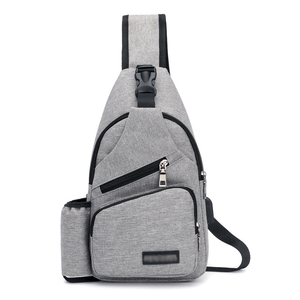 Bolsa de Pecho Oxford Unisex de Alta Calidad, con Logotipo Personalizado, Porta Biberones, Impermeable, con USB, Ligera, para Viajes, a la Moda - Product Image 2