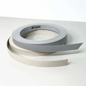 Factory Supply 0.4mm-3mm Wooden Grain Solid Color Acrylic ABS PVC Furniture Edge Banding Tapes