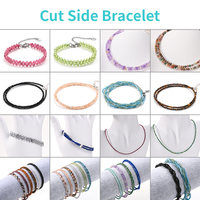 Tourmaline colorée naturelle 2mm3mm4mm perles de pierre en vrac fabrication de bijoux en gros pierres précieuses cristal jade jaspe perles à facettes
