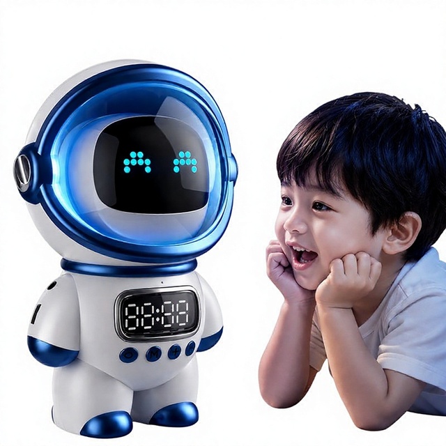 Children's Toy AI Smart Robot with Voice Control for Speaker and Conversation Companion for Boys Girls Birthday Gift