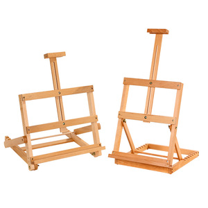 Cavalletto da Tavolo in Legno di Faggio Marrone Chiaro per Pittura a Olio, Acquerello, Acrilico e Schizzi Artistici per Adulti - Product Image 1