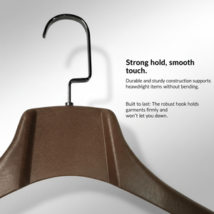 Appendiabiti in Plastica di Lusso all'Ingrosso, Personalizzabili con Logo, Ecologici, Salvaspazio, Antiscivolo con Tacche per Uomo e Donna - Product Image 5