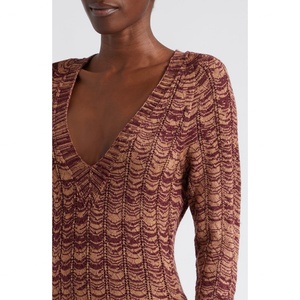 ชุดเดรสสเวตเตอร์แขนยาวผ้าพิมพ์ลายโลโก้ตามสั่ง คอลเลคชั่นฤดูใบไม้ร่วง/ฤดูหนาว - Product Image 4