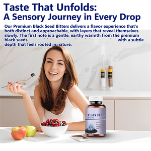 Graviola Bitters Gotas Líquidas e Orgânicas Black Seed Bitters Gotas Líquidas para Adulto Gut Health Support Líquido Gotas - Product Image 6