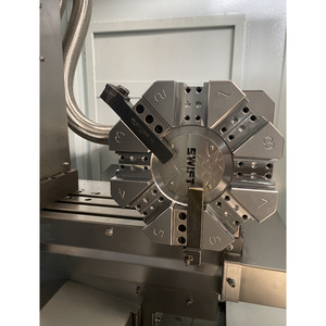 ศูนย์เลี้ยว CK40L CNC พร้อมแกนไฮดรอลิกแกนตัว C และเครื่องมือถ่ายทอดสด4 + 4 - Product Image 2