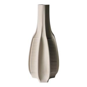 Vaso in Ceramica 3D Scultoreo con Dettagli Geometrici, Vaso Decorativo Moderno per Fiori da Soggiorno - Product Image 2
