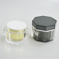 Pot vide de luxe en plastique acrylique de 150g pour crème cosmétique pour les yeux pour les soins de la peau récipient de crème pour le visage