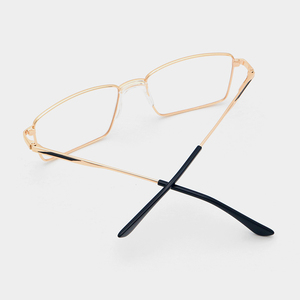 Nuovi Occhiali da Vista per Uomo d'Affari, Montatura Quadrata di Alta Qualità, Occhiali in Metallo, Occhiali Classici - Product Image 6