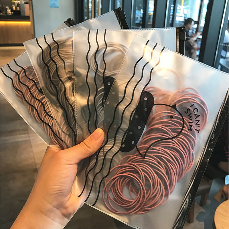 Лидер продаж, 100 шт., красочные тонкие круглые резинки для волос, резинки для волос, эластичные резинки, резинки для волос для девочек, детей