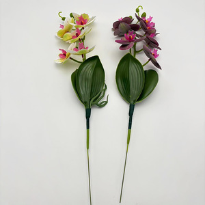 Orchidée Phalaenopsis artificielle Paulon à 7 fleurs, 47 cm de haut, pour la décoration de la maison, du jardin, des mariages et des banquets - Product Image 3