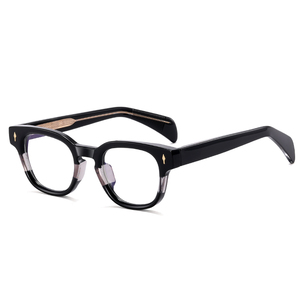 MS 82195 2024 người đàn ông mới TR90 + CP vuông kính mắt khung quang học Chống ánh sáng màu xanh kính kính dày thiết kế tùy chỉnh logo bán buôn - Product Image 5