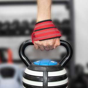 Correas de Muñeca para Entrenamiento de Gimnasio Unisex de Algodón con Logotipo Personalizado al por Mayor, Diseño de Figura 8, Resistentes para Levantamiento de Pesas - Product Image 2