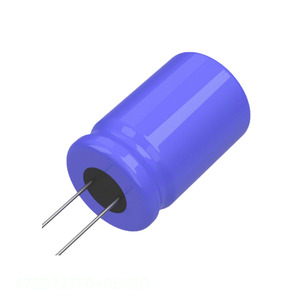 Condensateur traversant 672D227F040EK5D en aluminium 220 µF 40 V radial TH 220 µF - Product Image 1