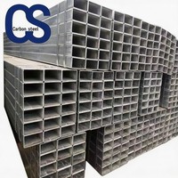 Tubes d'acier carrés galvanisés 100X100X4 Mm 100x100 Tube d'acier carré galvanisé