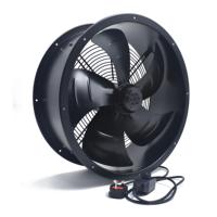 FENGDA 450mm Hochtemperatur-Elektrischer Wandmontierter Axiallüfter Kugellager Gusseisen-Flügel OEM Anpassbar 1 Jahr Garantie