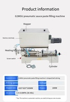 Distributeur semi-automatique pneumatique à engrenages, à tête simple/double en U, avec trémie grande/petite, économe en énergie, pour sachets de boissons, sauces, jus et crèmes