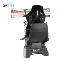 YHY Kids Cockpit F1 4D Base de transmisión directa del volante, HUB juntos para simular el simulador de conducción de coches de pedal de carreras