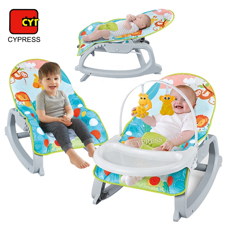 Хорошее качество 2 в 1 музыкальный Вибрационный детская качалка кресло детское кресло-качалка для ребенка