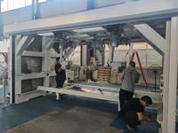 Machine industrielle BBET, robotique aérienne à 6 axes, cellule de découpe à jet d'eau de haute précision avec table de travail fixe et pompe
