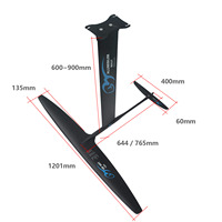 Sports nautiques GY-HP1201 pompe feuille Hydrofoil Wingfoil ensemble feuille conseil carbone aluminium alimenté Hydrofoil Kit planches de surf accessoires