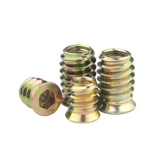 Tuercas de inserción hexagonales con arandela, cabeza avellanada, zincadas de color, M6/M8/M10, de la fábrica Bibo Yaente - Product Image 4