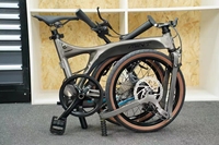 MINT bicicleta plegable 18 pulgadas freno de disco 9 velocidades loro mini bicicleta plegable aleación de aluminio 355 absorción de impacto bicicleta plegable