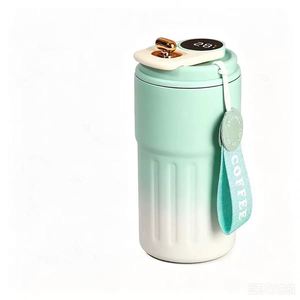 Vaso Térmico Inteligente de Diseño Moderno, Atractivo y de Alta Calidad, con Aislamiento al Vacío para Coche, Paredes Gruesas, Portátil, para Estudiantes, con Impresión Tipográfica - Product Image 2