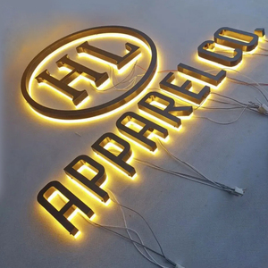 Tùy chỉnh Acrylic kênh 3D kim loại chữ cho dấu hiệu ngoài trời 3D logo công ty thiết kế logo trên tường - Product Image 1
