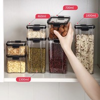 700ML vente en gros conteneur de stockage des aliments en plastique cuisine réfrigérateur boîte de rangement réservoir boîtes de conserve transparentes scellées