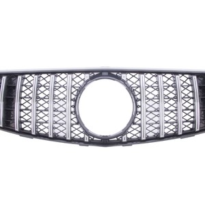 Mercedes-Benz R-Class 251 <b>Mesh</b> Front <b>Grille</b> Black And Silver ABS Plastic Bumper Modification - Product Image 4