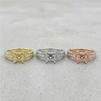 Bague de fiançailles rétro en or blanc 18 carats avec nœud papillon et diamant naturel, motif ruban, bijoux fabriqués en Chine