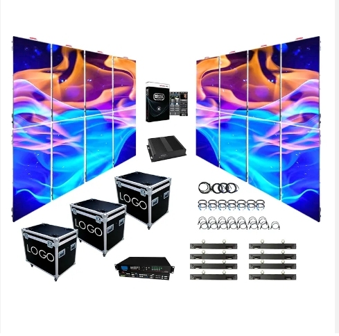 Waterproof Outdoor  P1.25 P538  GOB Fine Pixel Pitch Advertising Led Screen Display P2.9 2.9mm 500*500 mm Video Wall Panel