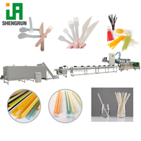 Machine automatique de fabrication de pailles à boire en riz, extrudeuse de pailles comestibles biodégradables en riz, ligne de production de pailles en riz