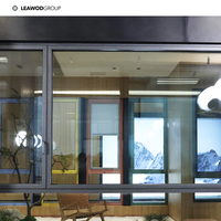 Ventana de Aluminio de Diseño Moderno con Doble Aislamiento Térmico para Casa, Villa u Oficina