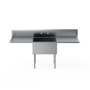 Évier commercial en acier inoxydable à 1 compartiment, finition polie résistante à la corrosion, 24L18W14D, bol <span class=keywords><strong>de</strong></span> <span class=keywords><strong>cuisine</strong></span> - Product Image 4