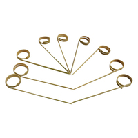 Nouvelles brochettes jetables en bambou biodégradables de haute qualité, écologiques, portables pour décorations de fête