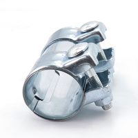 Colliers de serrage réglables pour tuyaux d'échappement, connecteurs de tube, manchons de serrage, 52 mm, 58 mm, 120 mm, collier de serrage pour tuyau
