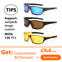 Lunettes de vélo de haute qualité, lunettes de sport pour la course à pied, lunettes de soleil avec revêtement Full-Revo, monture TR90, lunettes de soleil polarisées UV400