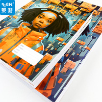 Cahier d'exercices scolaire de qualité supérieure à couverture rigide avec réglure Seyès, papier lisse pour l'écriture quotidienne des étudiants et des devoirs