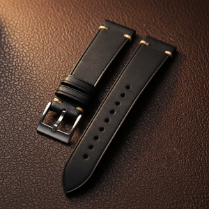 สายนาฬิกาหนังแท้ Nubuck คุณภาพสูงจากอิตาลี ยี่ห้อ PUEBLO สำหรับ Samsung, Omega, <span class=keywords><strong>Casio</strong></span> สายรัดข้อมือผู้ชายแบบถอดเร็ว - Product Image 1
