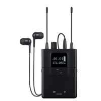 Système de monitoring intra-auriculaire sans fil professionnel XSW400 XSW avec microphone à condensateur stéréo cardioïde en métal pour la scène
