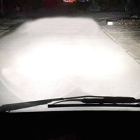 Phare LED Y6 Y6d Y9 H4 pour voiture, projecteur à lentille, phare LED super lumineux blanc 12V pour moto, feux LED pour voiture