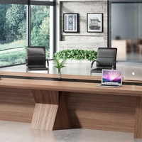 Wessexome — meuble de bureau moderne, table de réunion en bois, de bonne qualité, pour 12 personnes