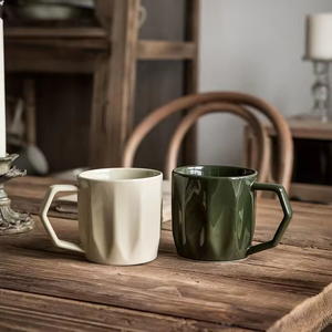 Modern Cartoon <b>Ceramic</b> Coffee <b>Mug</b> 275ml <b>Lid</b> Spoon Dishwasher Microwave Safe Light Luxury Household Customizable Color Custom - Product Image 1